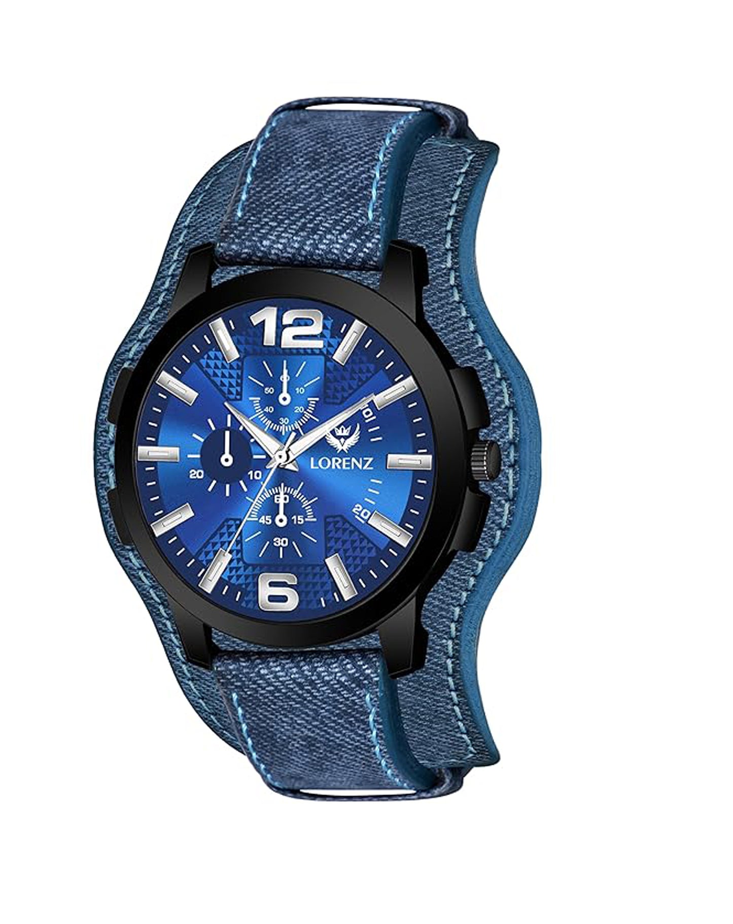 LORENZ Two-in-one Detachable Bracelet Strap Analogue Watch for Men