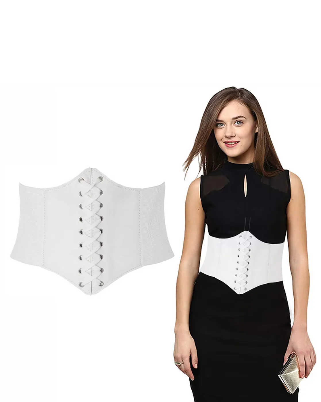 RealBuff Women’s Lace-Up Corset Belt
