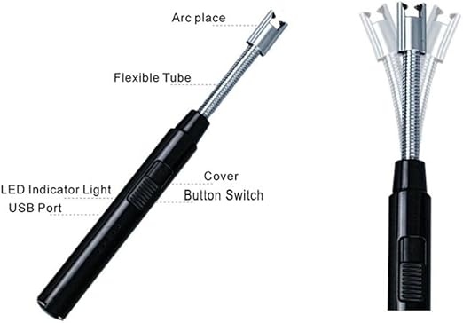 ANKOF Blaze Electronic Flameless Gas Lighter β USB Rechargeable