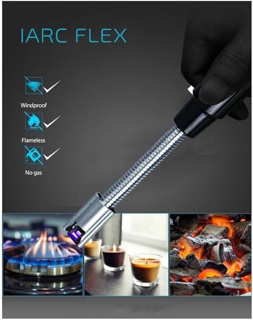 ANKOF Blaze Electronic Flameless Gas Lighter β USB Rechargeable