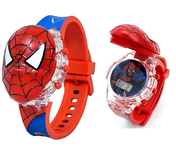 Spiderman Digital Watch for Kids – With Lights & Music