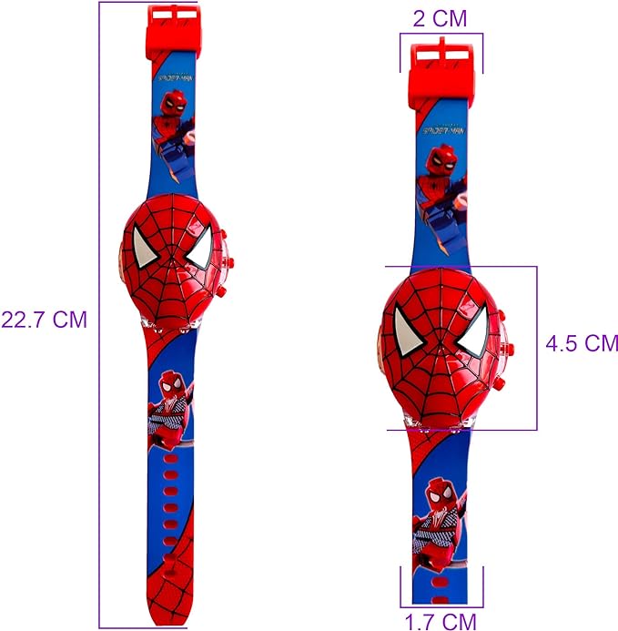 Spiderman Digital Watch for Kids – With Lights & Music