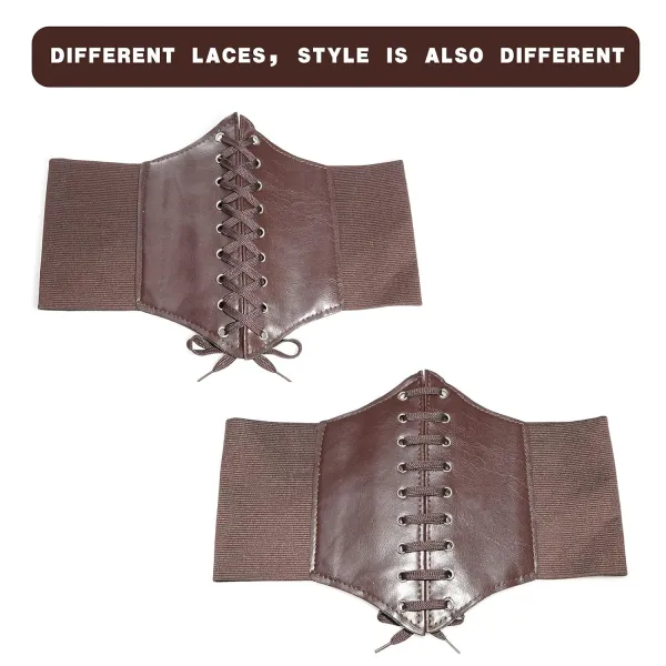 RealBuff Women’s Lace-Up Corset Belt