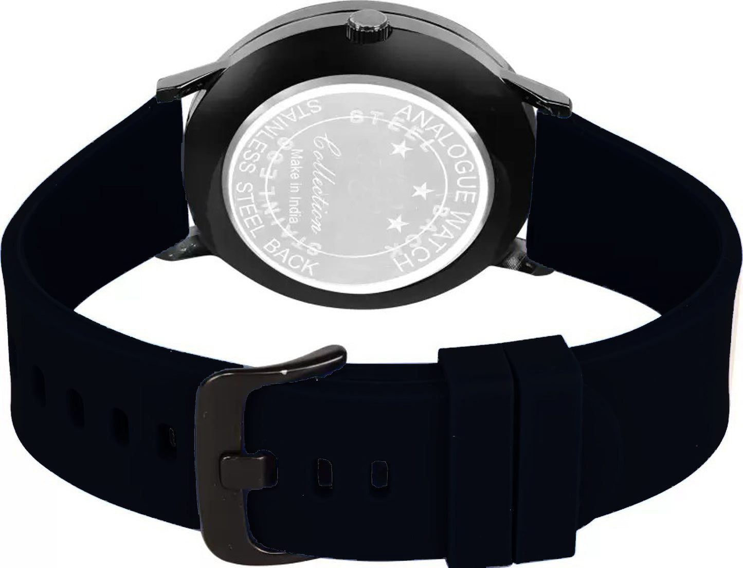 Tencel Silicon Strap Car Wheel Watch for Men