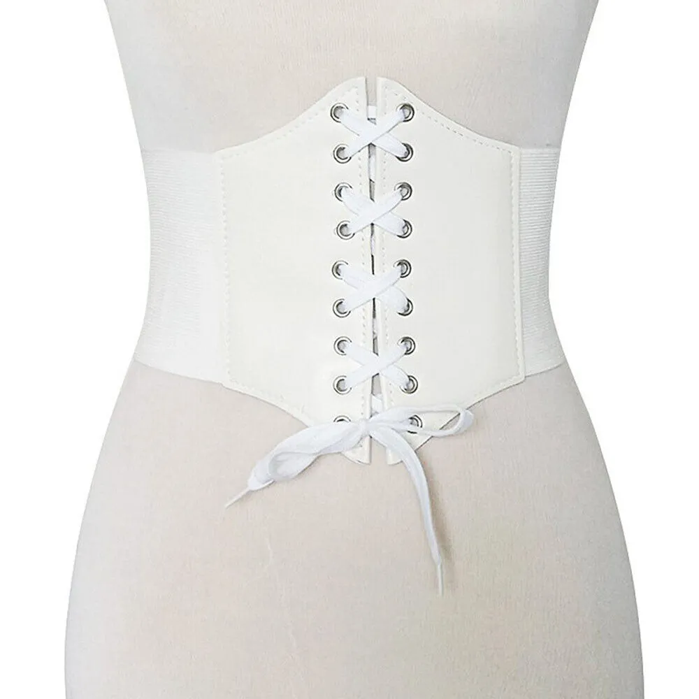 RealBuff Women’s Lace-Up Corset Belt