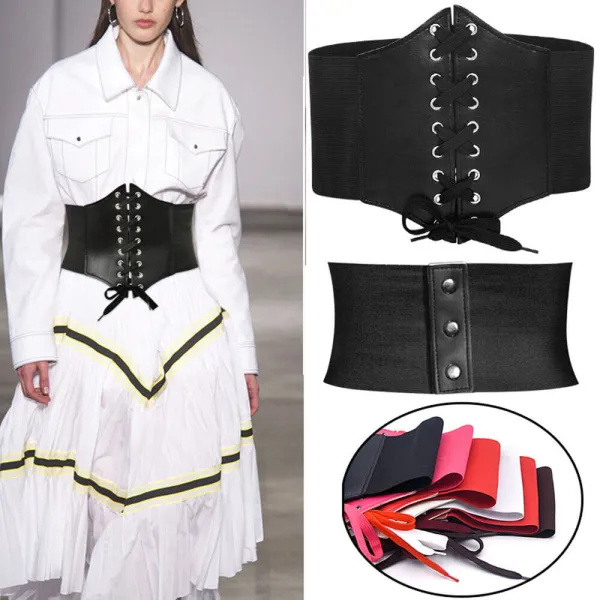 RealBuff Women’s Lace-Up Corset Belt