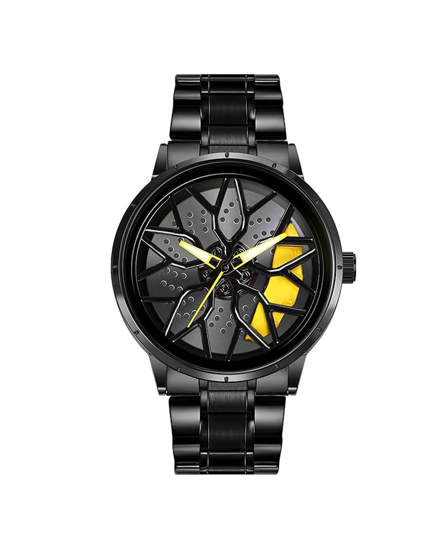 Tencel Car Wheel Watch Stainless steel Chain Lotus