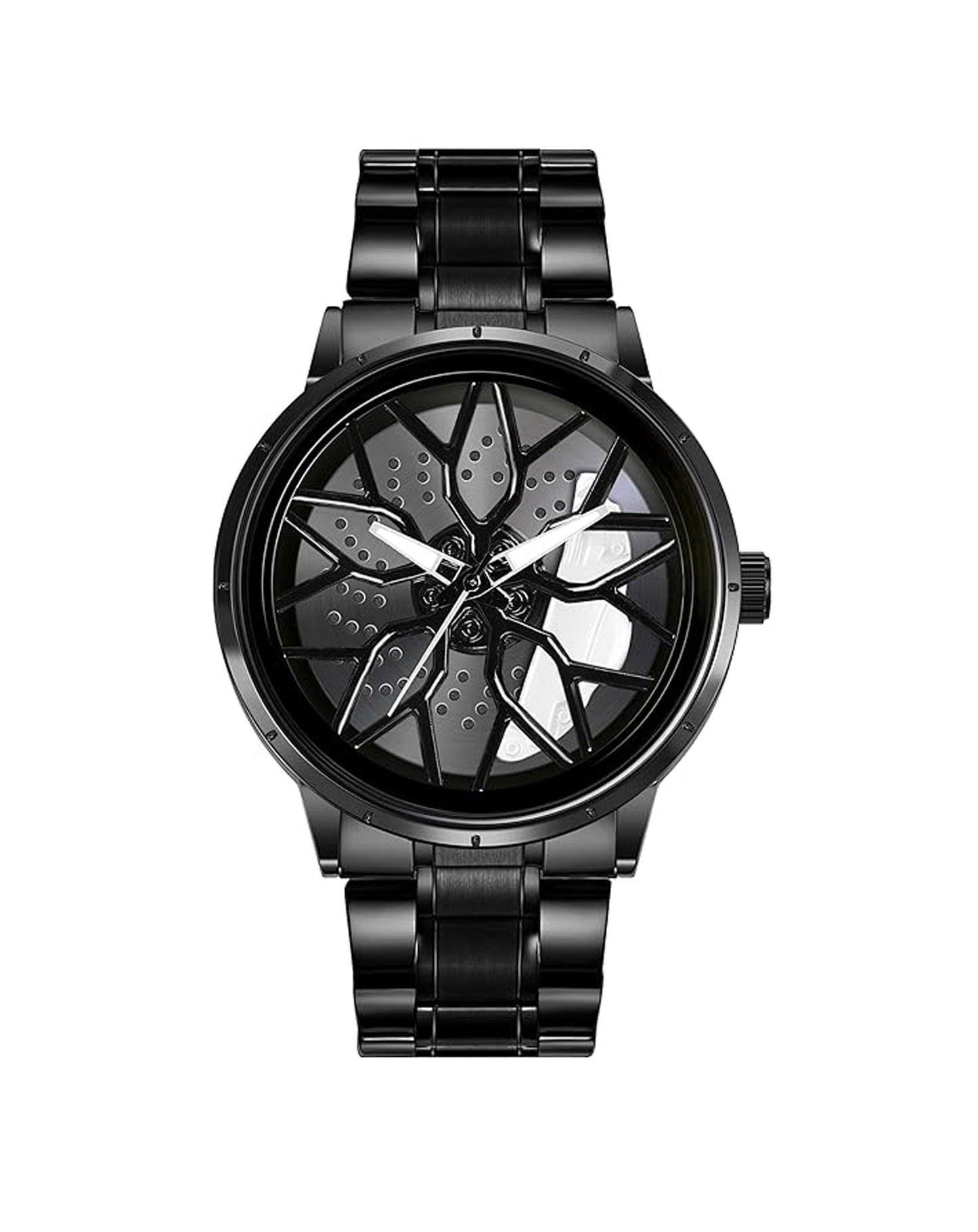 Tencel Car Wheel Watch Stainless steel Chain Lotus