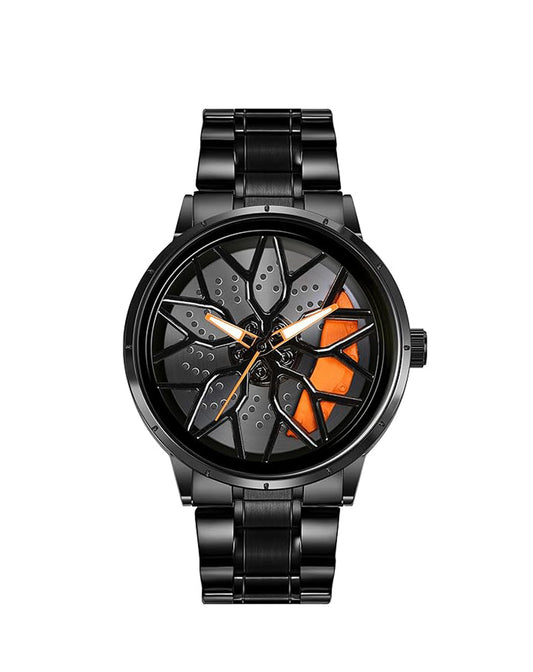 Tencel Car Wheel Watch Stainless steel Chain Lotus