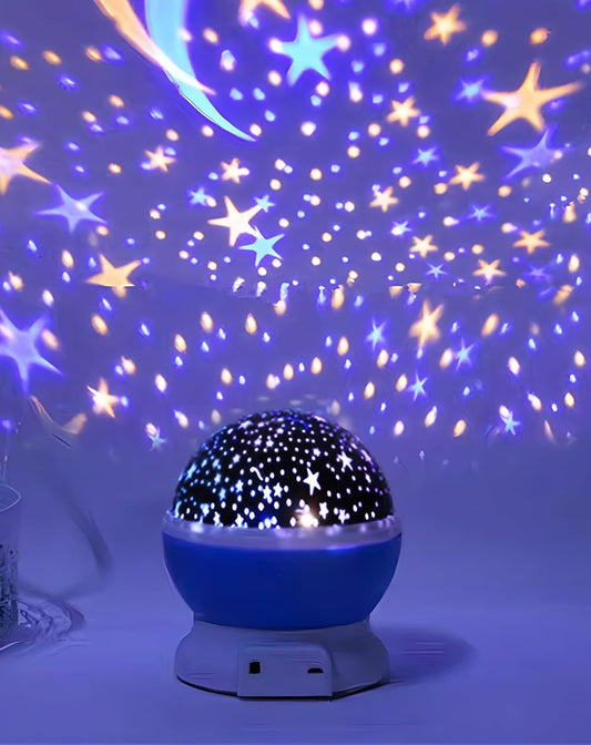 Romantic Sky Star Master Night Light Projector Children Kids Baby Sleep Lighting, 360° Rotating Starry Lamp