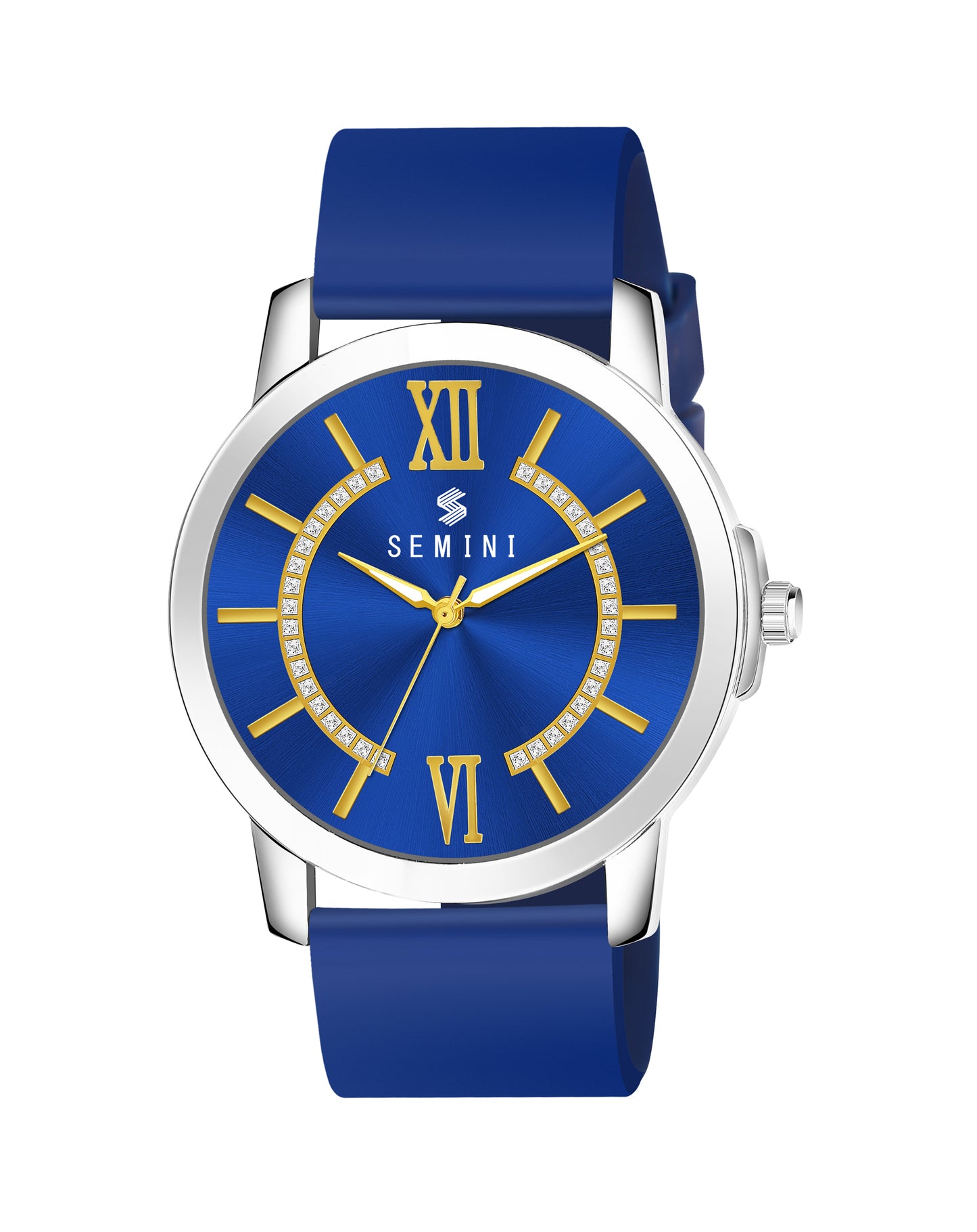 SEMINI Classic Analog Watch with Premium Silicone Strap