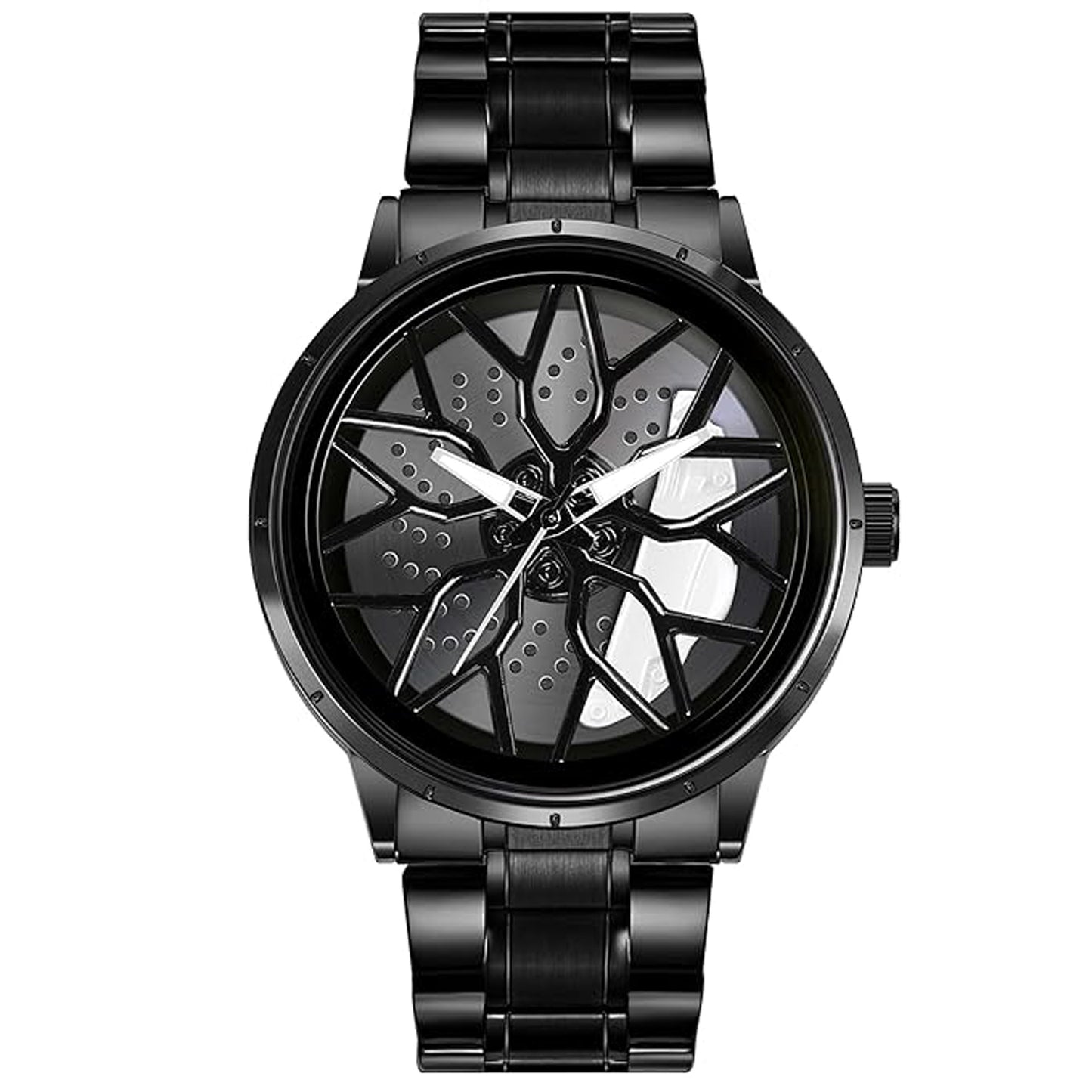 Tencel Car Wheel Watch Stainless steel Chain Lotus