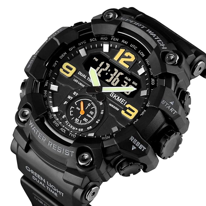 SKMEI Dual Time Sports Watch – Rugged Design, Ultimate Functionality