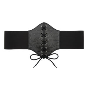 realbuff black women corset belt laceup front waist cincher (copy)